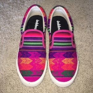 Inkkas Cotton Candy Unisex Slip On Shoes NWOT